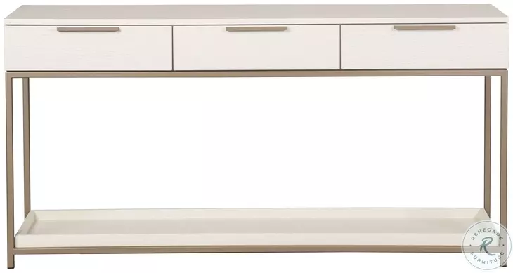 Rebel Champagne Gold And Cream Console Table