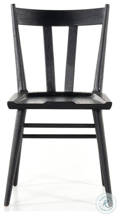 Gregory Black Oak Dining Chair Set of 2