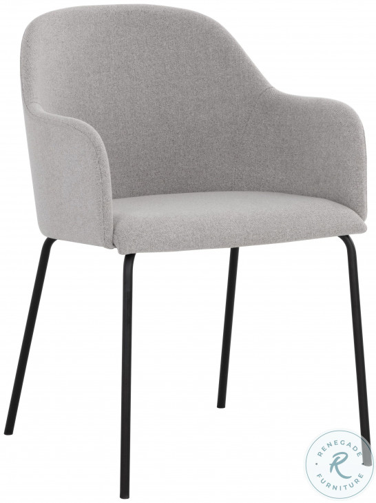 Mina Warm Grey Hensley Arm Chair