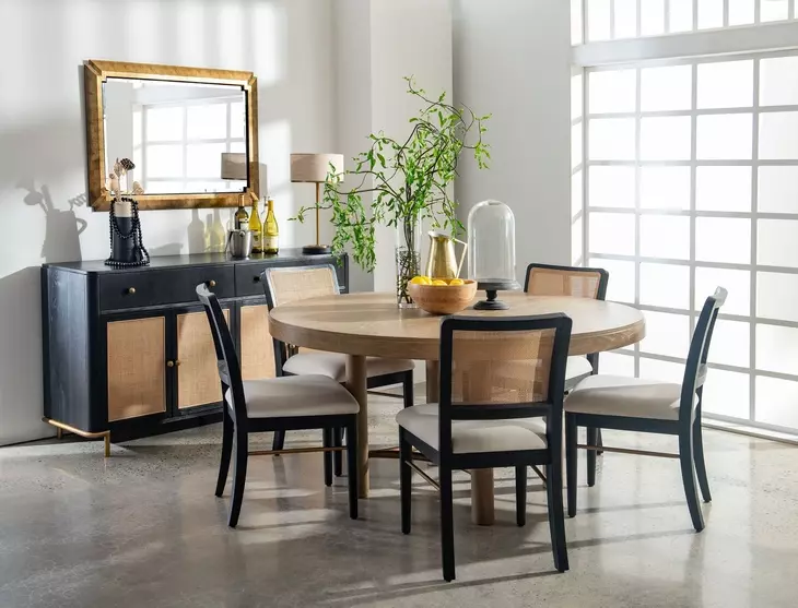 Arini Sand Wash 60" Round Dining Table