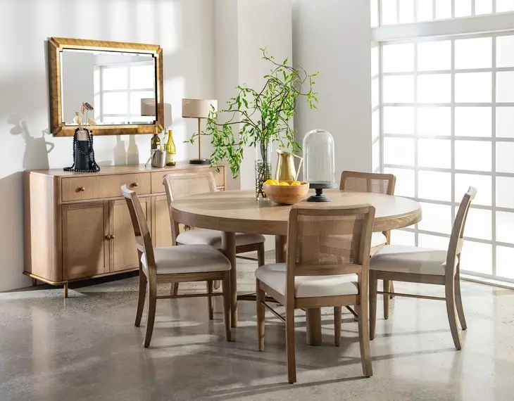 Arini Sand Wash 60" Round Dining Table