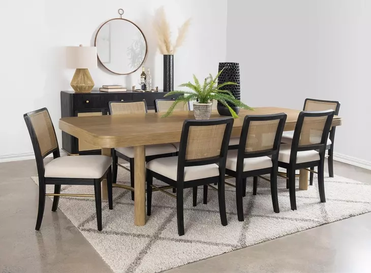 Arini Sand Wash 104" Extendable Dining Table