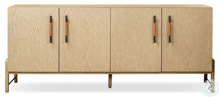 Rosedale Yucca Oak Veneer 4 Door Sideboard