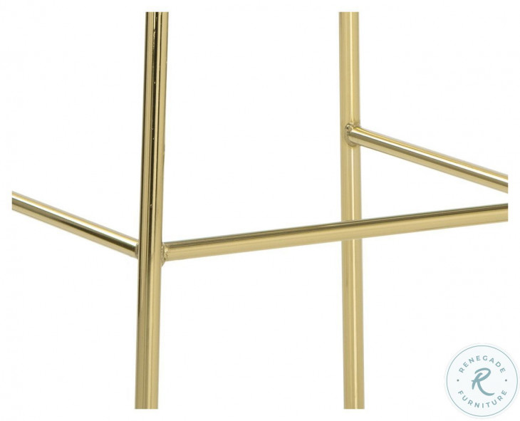 Ria Clear And Gold Bar Stool From Sunpan Coleman Furniture