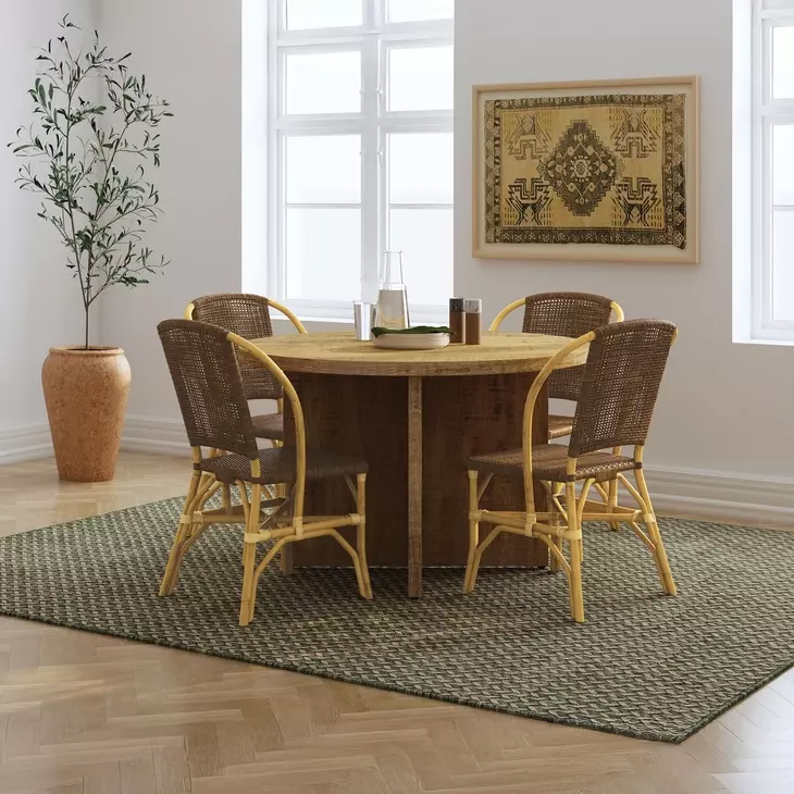 Lexley Brown Side Chair Set of 2