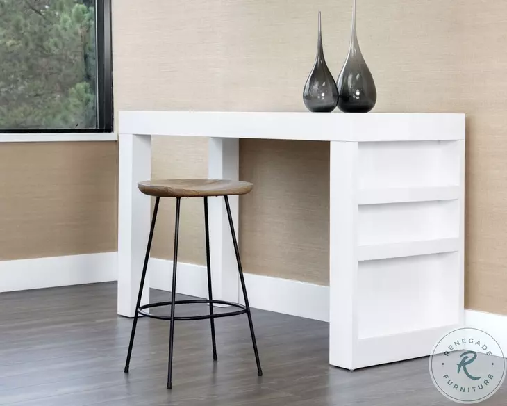 Indra Brown And Black Counter Height Stool