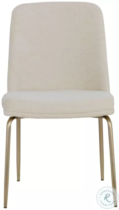 Zeke Bergen Ivory Dining Chair Set of 2