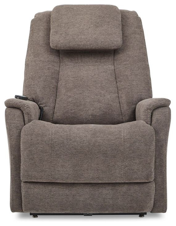 Zecliner Model 3+ Umber Gray Performance Fabric Zero Gravity Rocker Power Sleep Recliner with USB Charging and LED