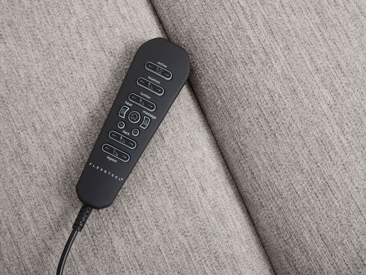 Zecliner Model 3+ Ceramic Gray Performance Fabric Zero Gravity Rocker Power Sleep Recliner with USB Charging and LED