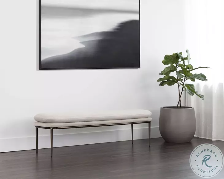 Azriel Chacha Cream Bench