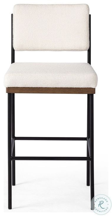Benton Fayette Cloud Performance Fabric Bar Stool