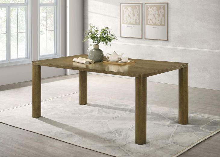 Castlewood Brown Oak 71" Rectangular Dining Table