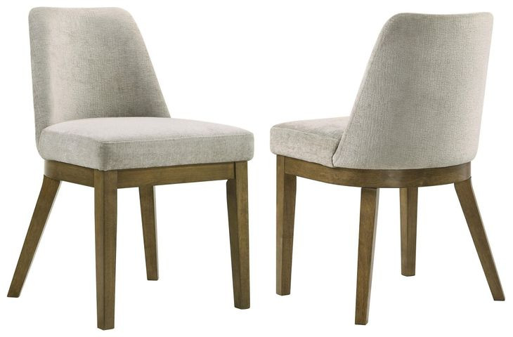 Castlewood Light Tan Upholstered Side Chair Set Of 2
