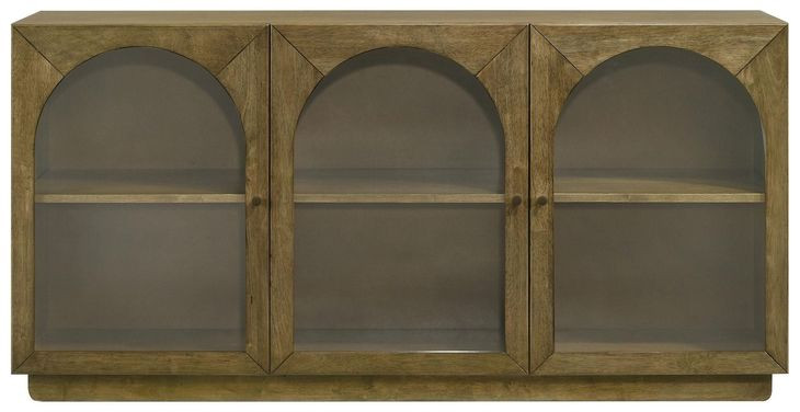 Castlewood Brown Oak 71" Sideboard