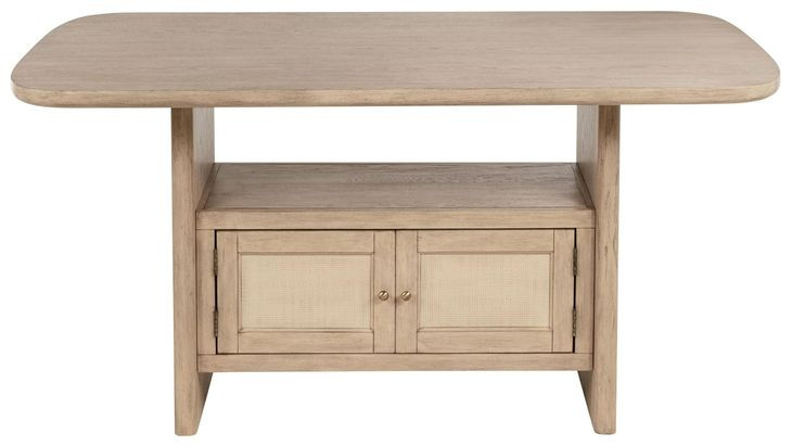 Kailani Beige Oak Counter Height Dining Table