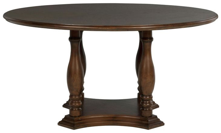Landon Rich Brown 60" Round Dining Table