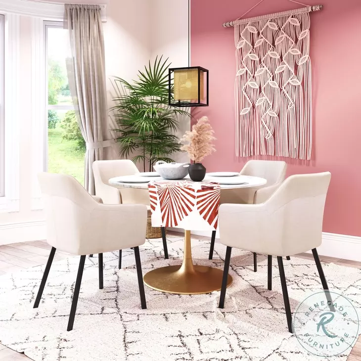 Adage Beige Dining Chair Set of 2