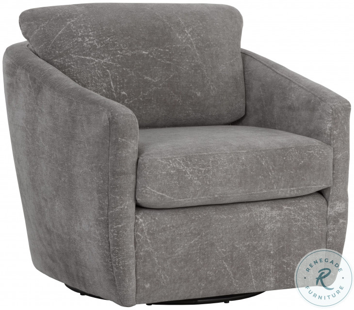 Irina Nepal Pebble Swivel Lounge Chair