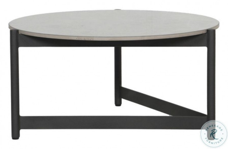 Amalfi Gray And Black Outdoor Coffee Table