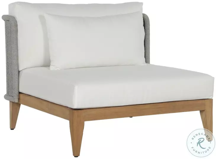 Kaian Stinson White Performance Fabric Outdoor Lounge Chair