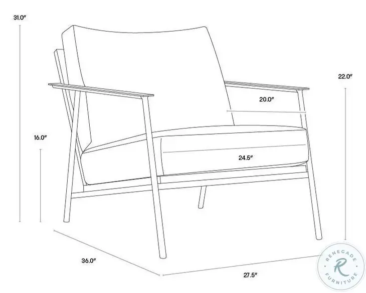 Nirelle Stinson White Outdoor Arm Chair