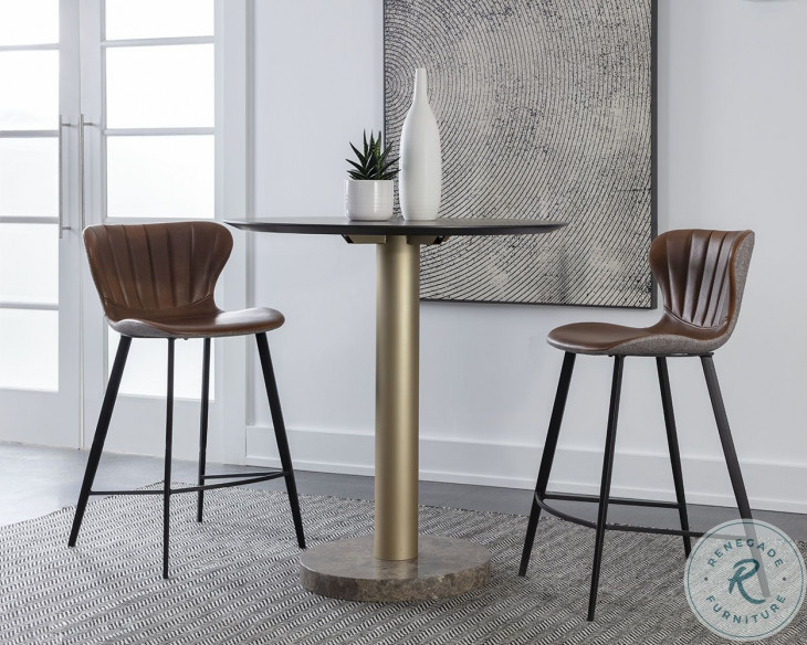 Arabella Bravo Cognac Counter Height Stool