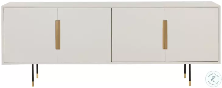 Danbury Cream And Black Sideboard