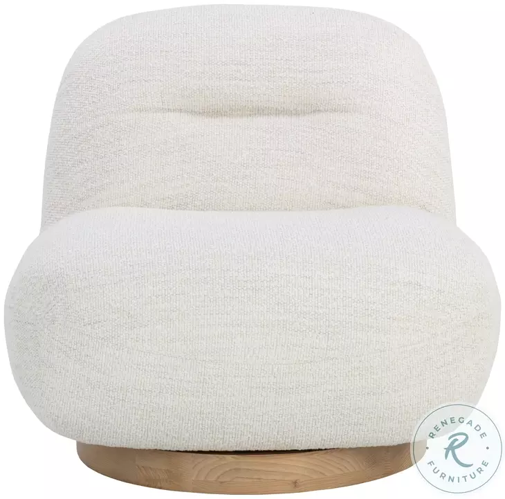 Franze Merino Pearl Swivel Lounge Chair