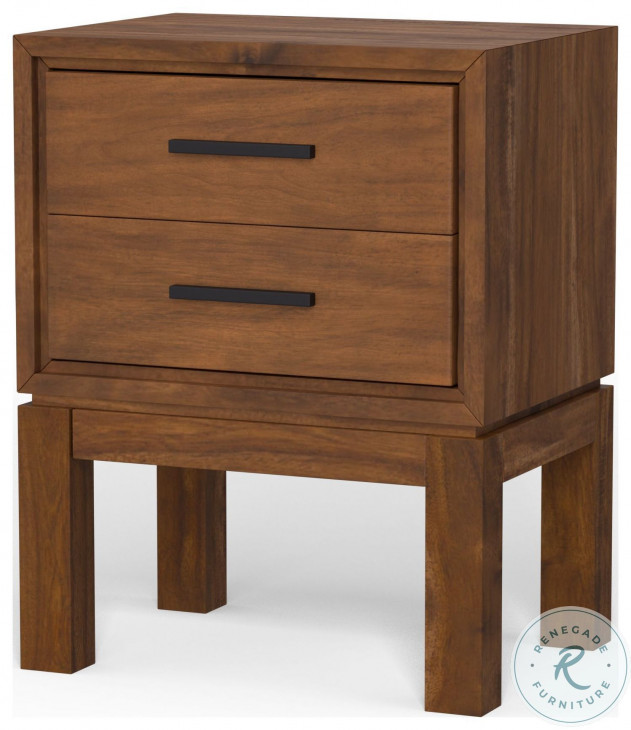 Nova Honey Maple Nightstand From Alpine Coleman Furniture