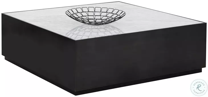 Anniston White And Black Coffee Table