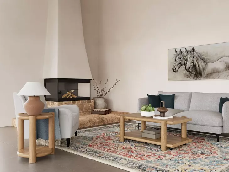 Taos Toasted Hemlock Rectangular Cocktail Table