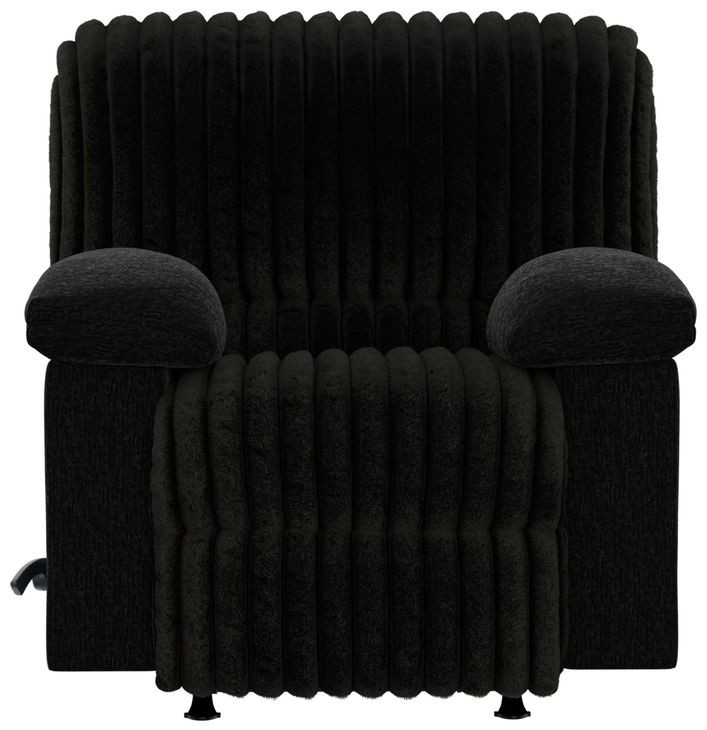 Comet Black Rocker Recliner