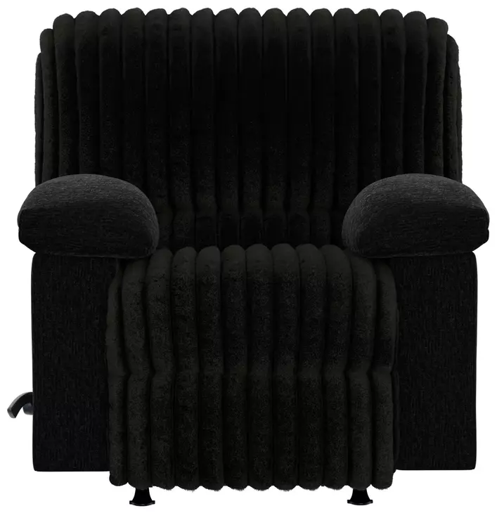 Comet Black Rocker Recliner