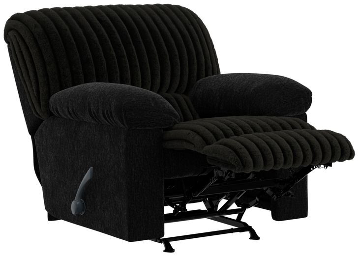 Comet Black Lay Flat Reclining Living Room Set