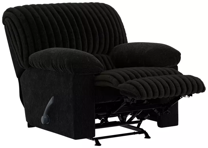 Comet Black Lay Flat Reclining Living Room Set