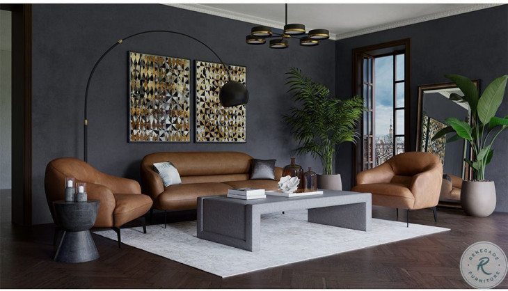Armani Cognac Sofa