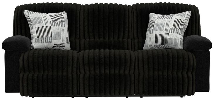 Comet Black Lay Flat Reclining Living Room Set