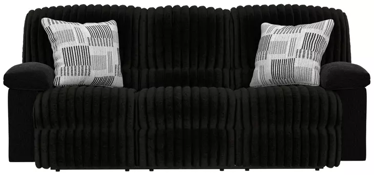 Comet Black Lay Flat Reclining Living Room Set