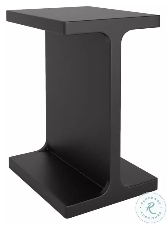 Bama Black Side Table
