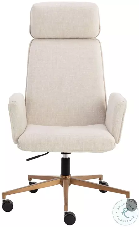 Kalev Chacha Cream Office Chair