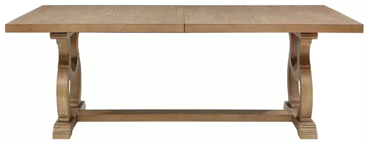 Brockway Barley Brown Extendable Rectangular Dining Table