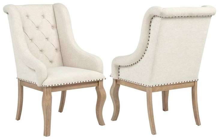 Brockway Cream Arm Chair Set of 2