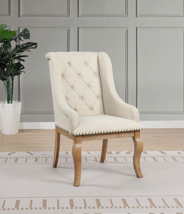 Brockway Cream Arm Chair Set of 2