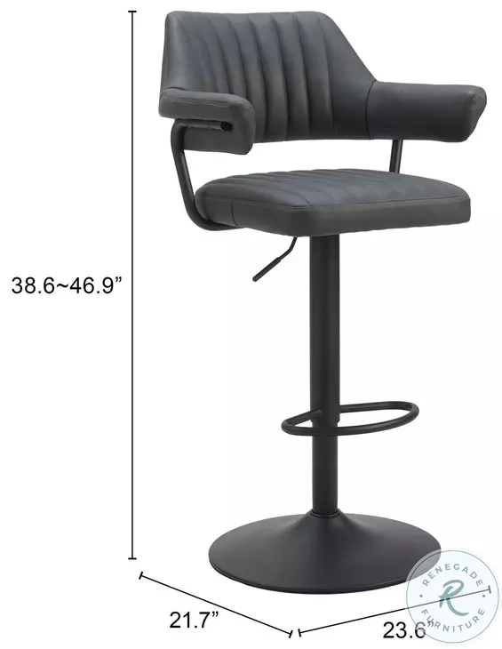 Erret Gray Bar Stool