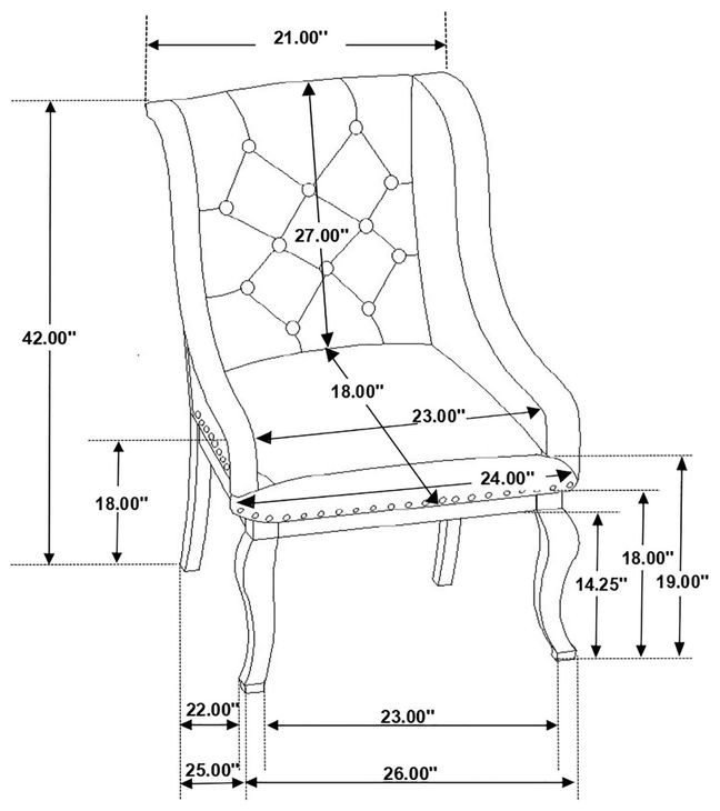 Brockway Antique Java Arm Chair Set of 2