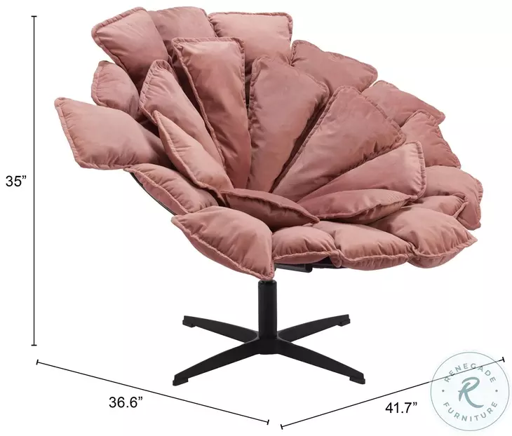 Kipas Pink Accent Chair