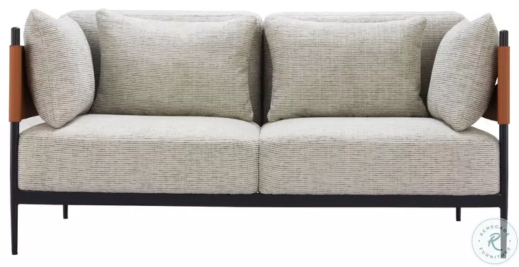 Stirbe Gray 57" Loveseat