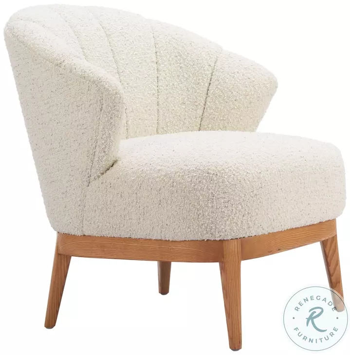 Leque Tawny Beige Accent Chair