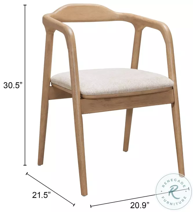 Hosoi Beige Dining Chair