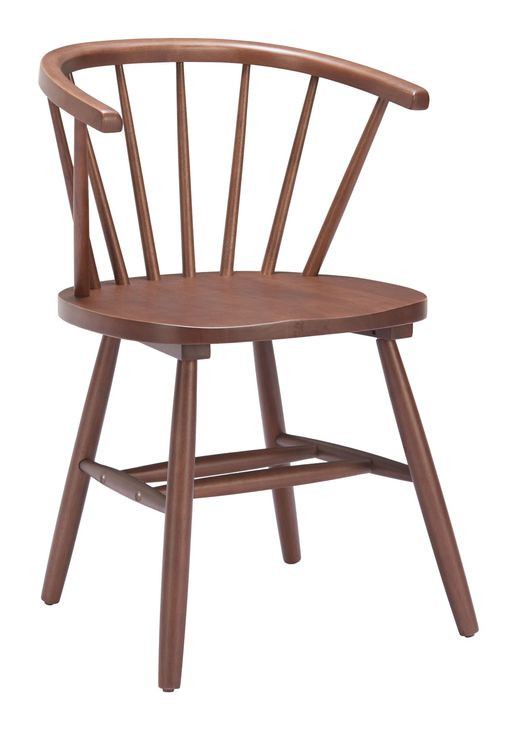 Stenger Walnut Dining Chair Set of 2